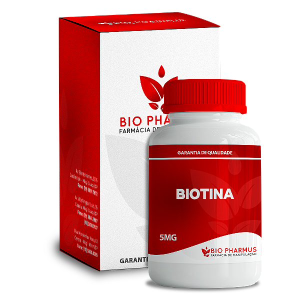 Biotina 5mg (60 Cápsulas)