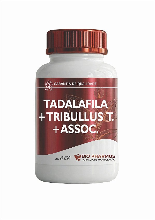 Tadalafila + Tribulus + Long Jack + Associações (Turbinado) - 30 doses