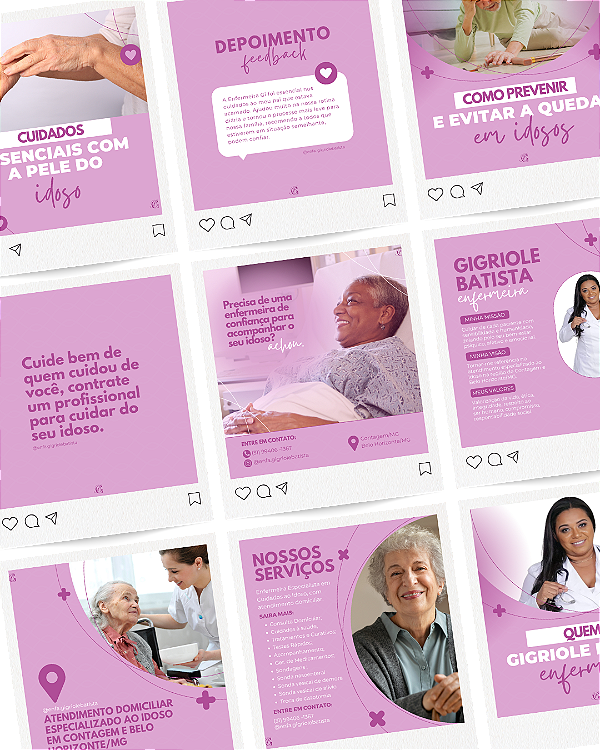 Gestão de Redes Sociais - Social Media - (16) Publicações ao Mês - Pacote Trimestral