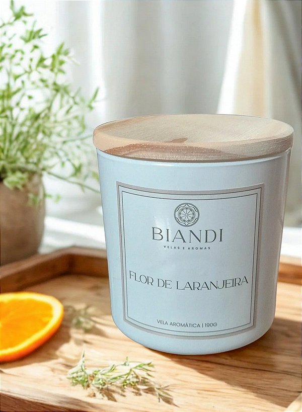 VELA FLOR DE LARANJEIRA 190G