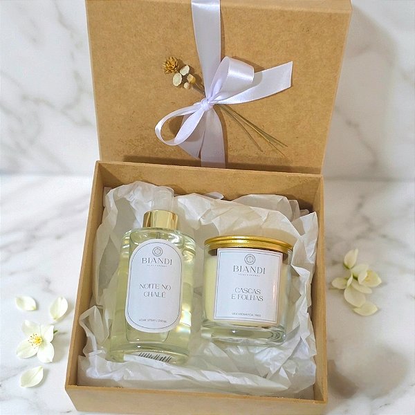 KIT PRESENTE| Vela 190g+home spray 250ml
