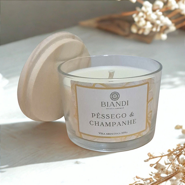 VELA PÊSSEGO & CHAMPANHE 100G