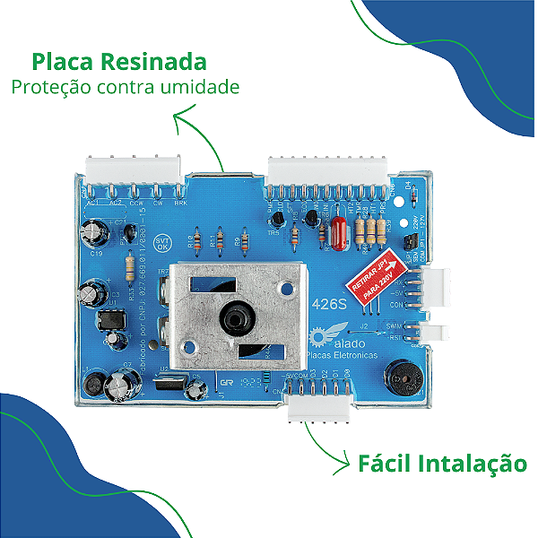 Placa Potência Lavadora Electrolux Ltc10 10kg Turbo 70200646