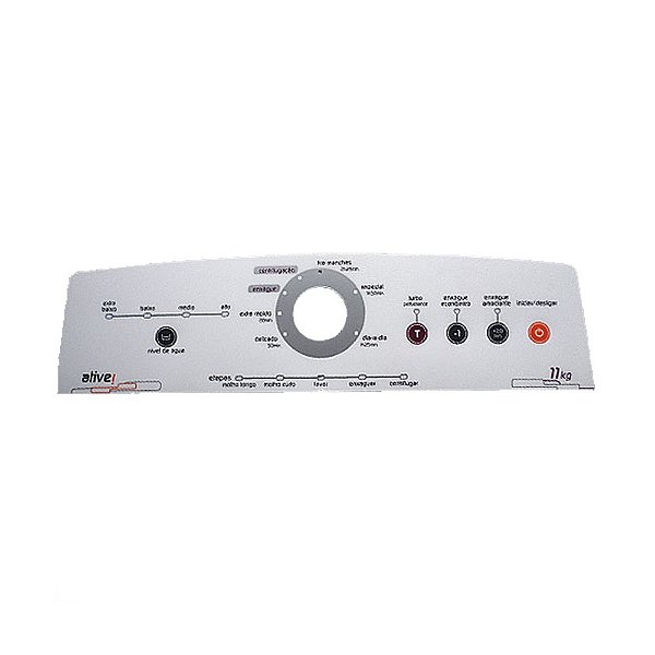 Painel Adesivo Decorativo Compatível Lavadora Brastemp Bwl11