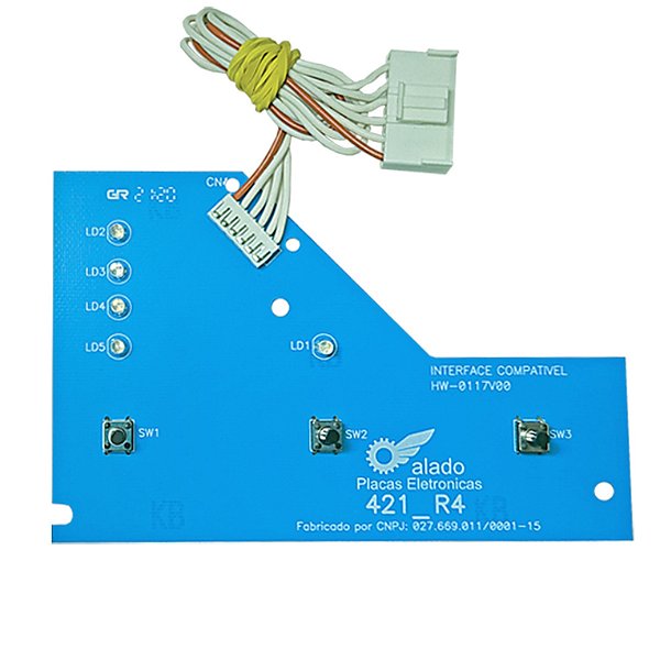 Placa Interface Electrolux Lte12 64502207 C/ Chicote