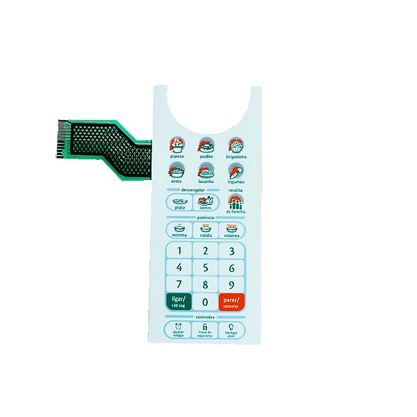 Membrana painel microondas Consul CMN-34