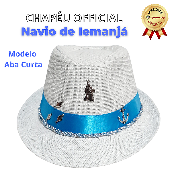 Chapéu Oficial Navio de Iemanjá Aba Curta