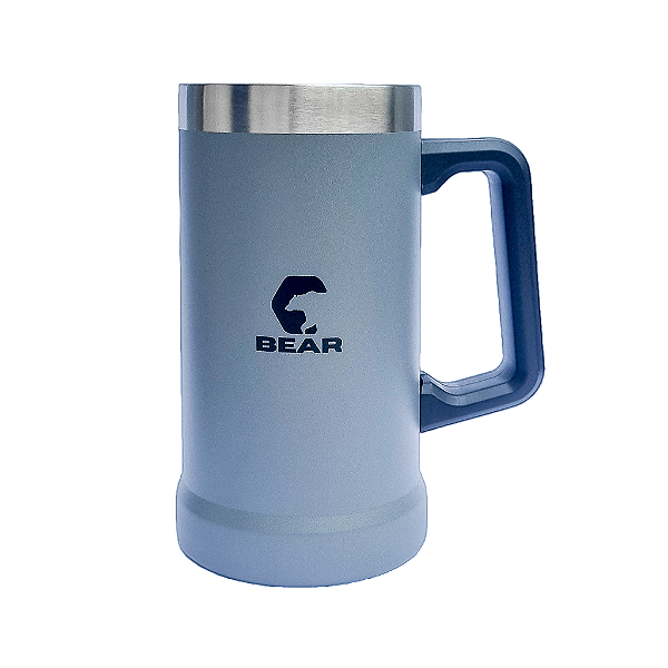 Caneca Térmica Inox Bear Alaska Cinza 700 ml