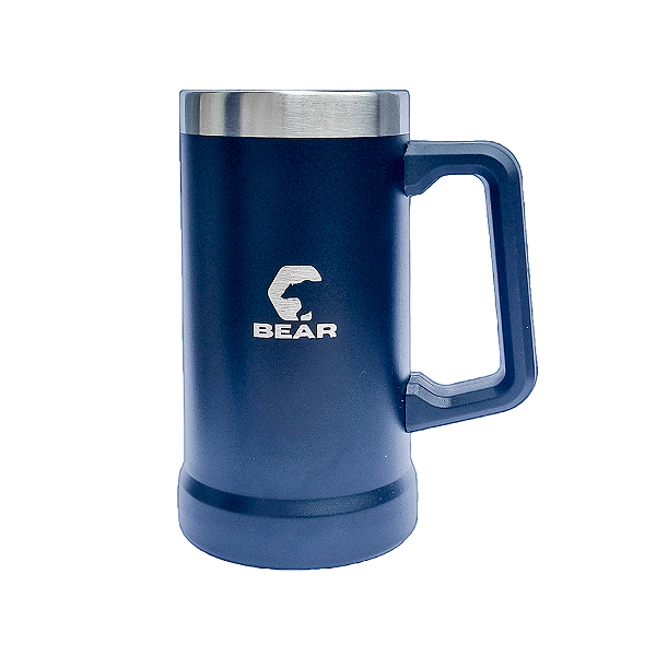 Caneca Térmica Inox Bear Alaska Preto 700 ml