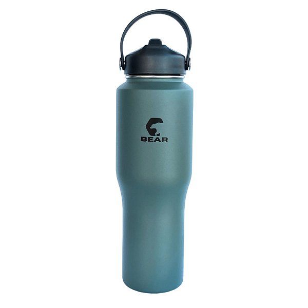 Copo Térmico c/ Canudo e Alça BigBear 946ml Cinza