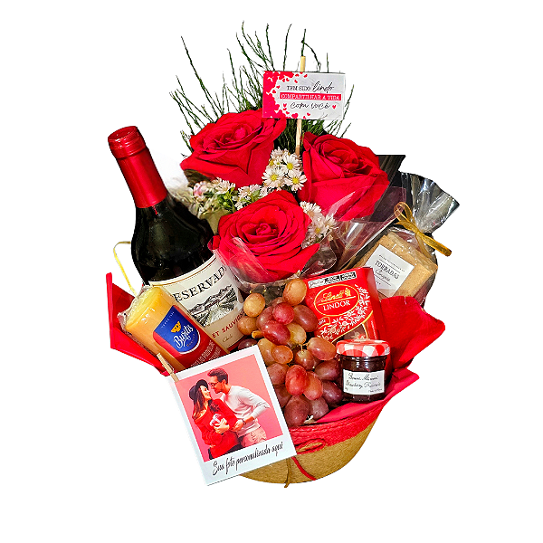 Cesta-Box Távora - Com Foto Personalizada