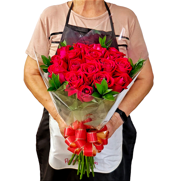 Buquê Carnot - 20 Rosas Nacionais