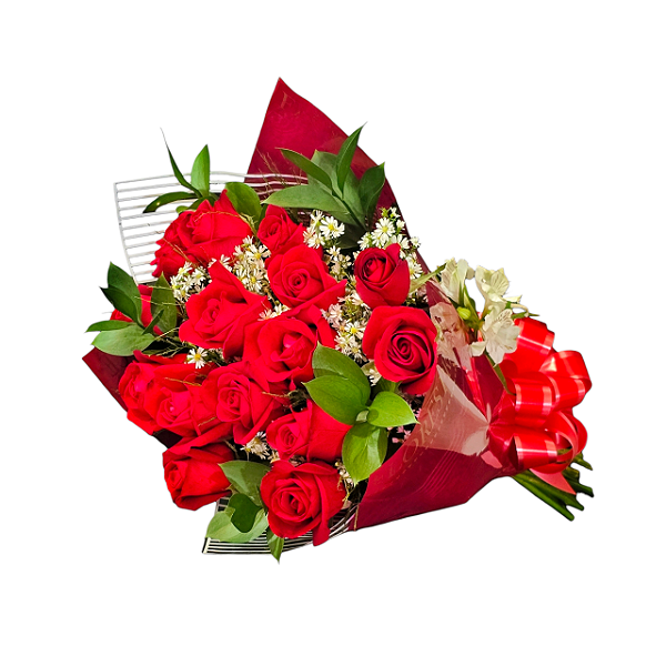 Buquê Ardens - 15 Rosas Nacionais