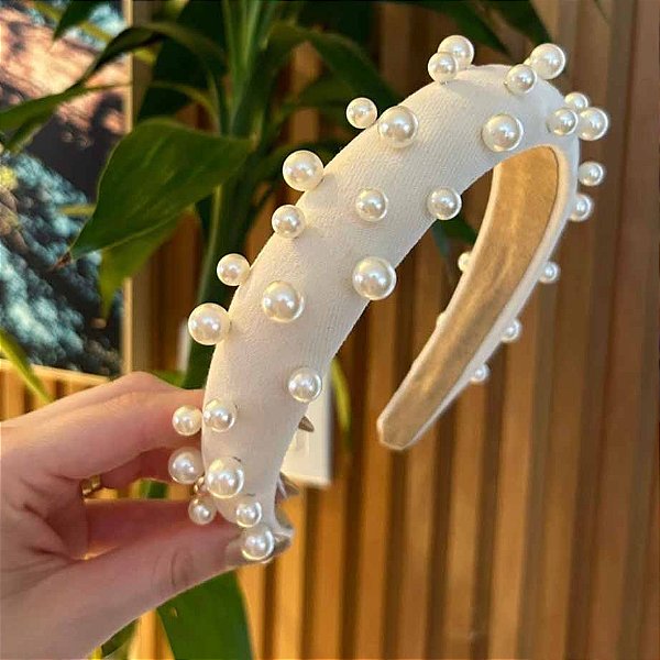 Tiara Pérolas Juliet