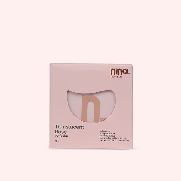 Pó Facial Translucent Rose - NINA MAKEUP