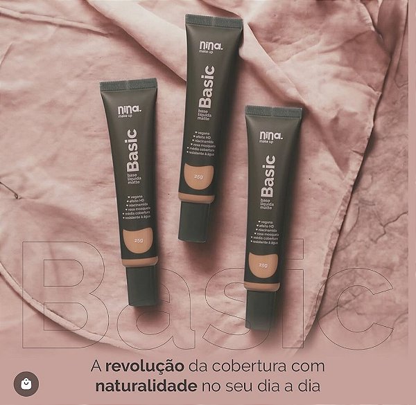 Base Líquida Basic - Nina Makeup