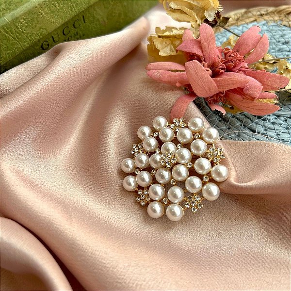 Broche Pérolas