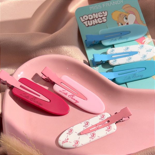 Kit de presilhas para cabelo Lola Bunny - Miss Frandy