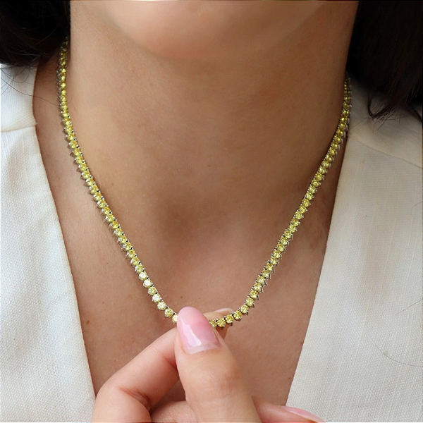 Riviera Amarela Athena | Ródio Branco