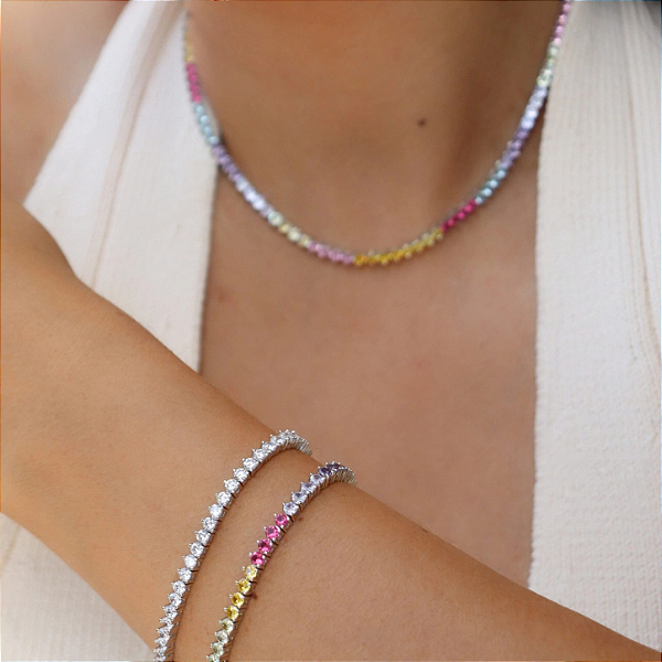 Pulseira Riviera Colorida Athena