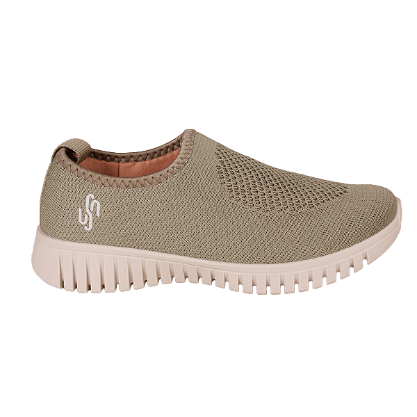 Tênis Slip On Feminino Confortável Ortopédico Usaflex Ae2208