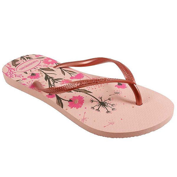 Chinelo Feminino Havaianas Slim Organic
