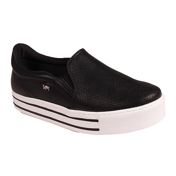 Tênis Feminino Casual Slip On Conforto Via Marte 238601.01