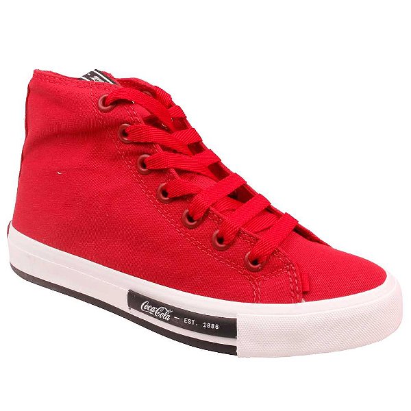 Tenis Cano Alto Feminino Coca Cola Daytona Hi