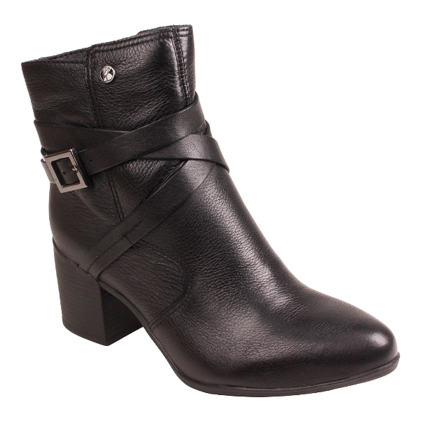 Bota Cano Baixo Em Zíper Feminina Bottero 346904