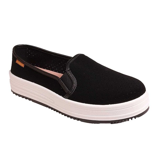 Tênis Feminino Casual Slip On Calce Fácil Moleca 5782100