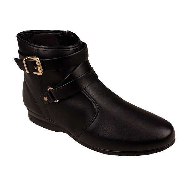 Bota Coturno Cano Baixo Salto Baixo Feminino Beira Rio 9084102
