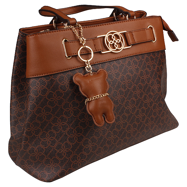 Bolsa Feminina de Ombro Chaveiro Ursinho Chenson 84179