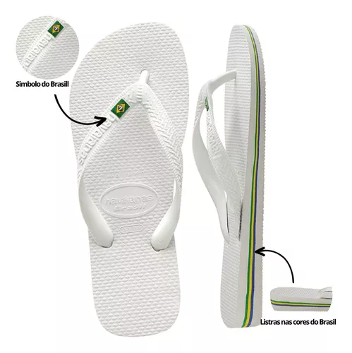 Chinelo Unissex Havaianas Brasil
