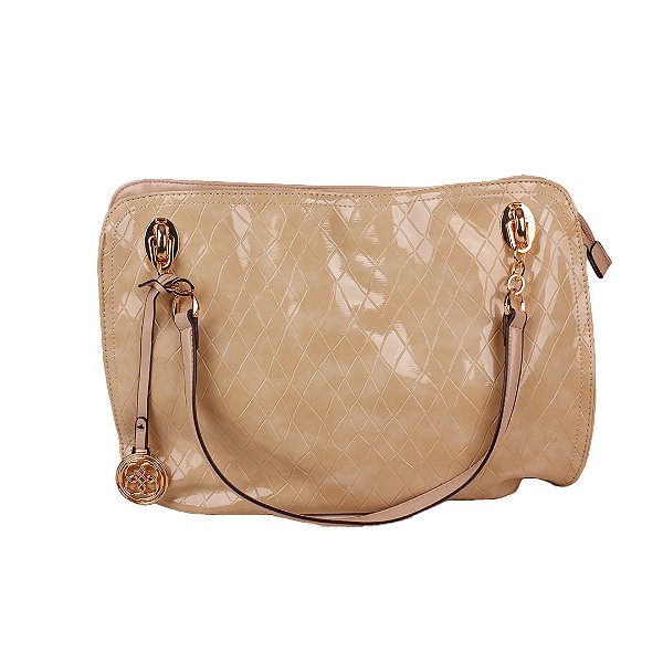 Bolsa De Ombro Feminina Verniz Chenson Cg83944