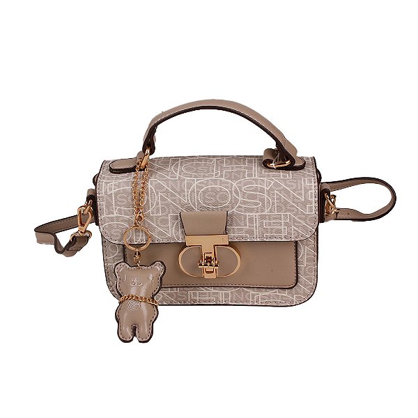 Bolsa Feminina Digital Monograma De Mão Chenson Cg84149