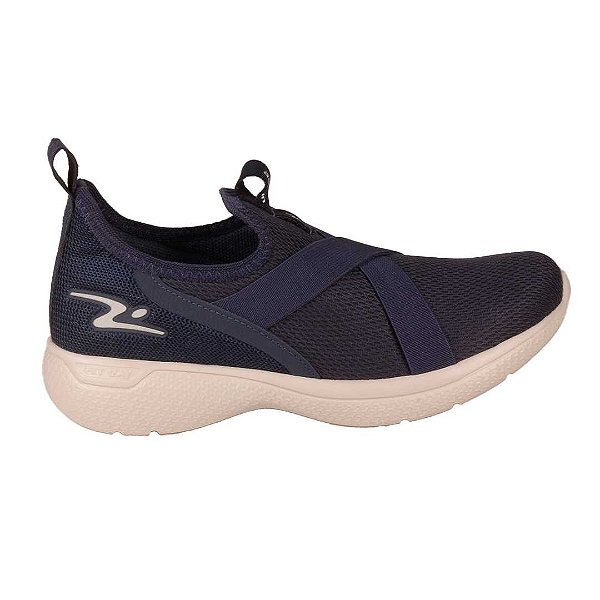 Tênis Feminino Slip On Caminhada Casual Running Adrum 9016f