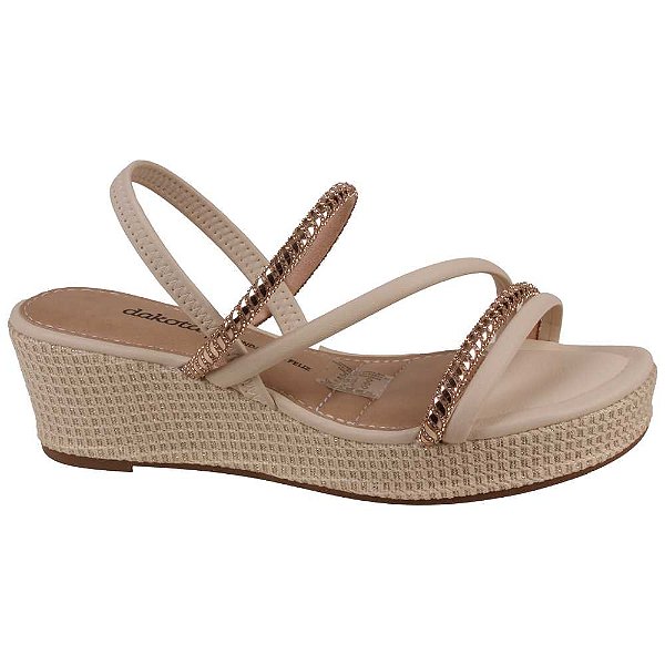 Sandália Anabela Feminino Dakota Y8321