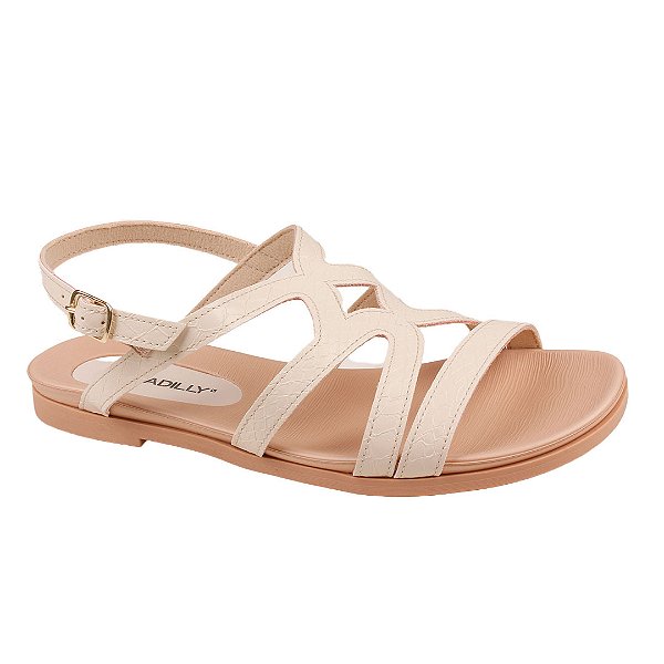 Sandália Rasteira Feminino Piccadilly 418085