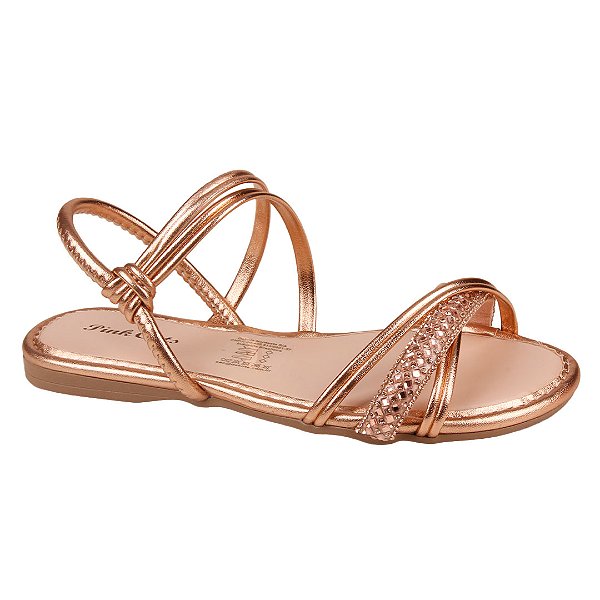 Sand.rasteira Menina Pink Cats V4821