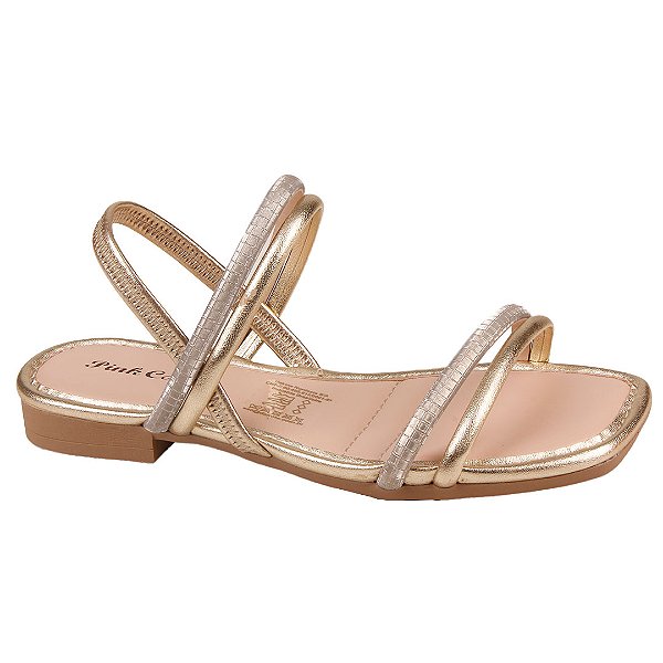 Sand.rasteira Menina Pink Cats V4215