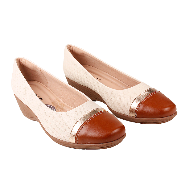 Sapato Anabela Feminino Salto Baixo Casual Piccadilly 143231