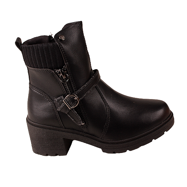 Bota Coturno Infantil Menina Pink Cats Calce Fácil V4001