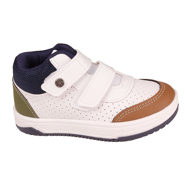 Tênis Cano Alto Casual Infantil Menino Kidy 3131034 Happy Bb