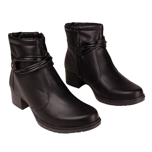 Bota Coturno Salto Baixo Feminino Mississipi Mc802
