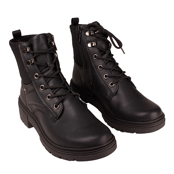Bota Coturno Tratorado Com Fivelas Feminino Dakota G9661
