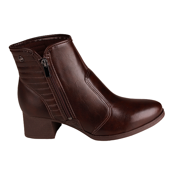 Bota Cano Baixo Salto Bloco Baixo Feminina Dakota Da862
