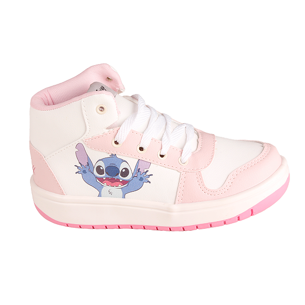 Tênis Cano Alto Infantil Escola Menina Marvel Dst09dy Stitch