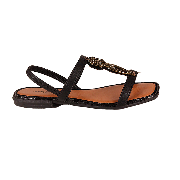 Sandália Rasteira Casual Conforto Feminina Mississipi Mf311