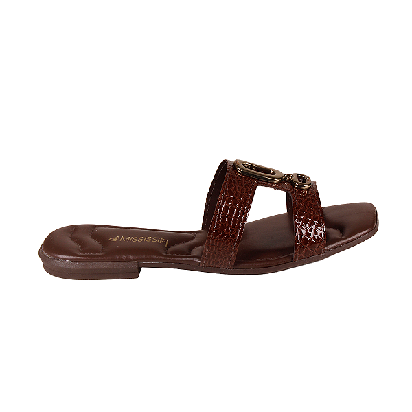 Tamanco Rasteira Feminino Casual Conforto Mississipi Mf692