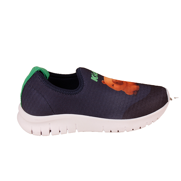Tênis Menino Casual Calce Fácil Kidy 4450022 Capivara
